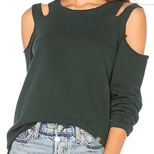 Sanctuary - park cold shoulder sweatshirt